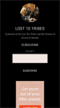 Mobile Screenshot of lost10tribes.com